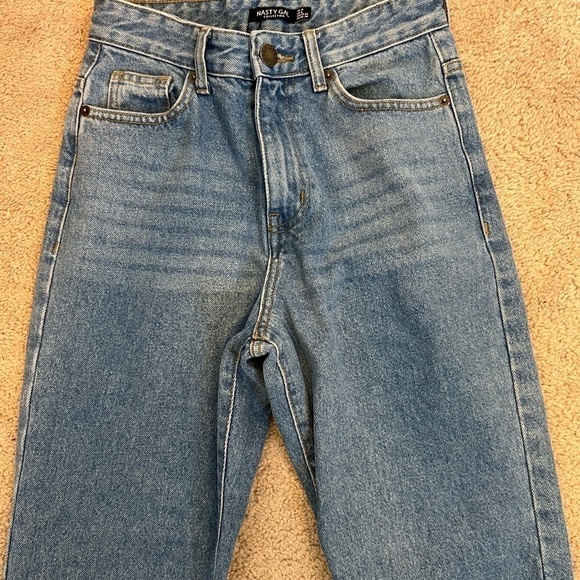 Nasty Gal Women’s Straight Leg Jeans Size 0 - Picture 3 of 13